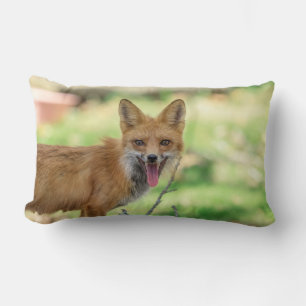 Mama Fox in the Hudson Valley Lumbar Cushion