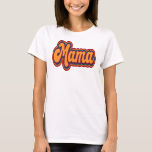 Mama Funny Mother's Day Gifts Ideas Retro Groovy T-Shirt