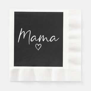 Mama Gifts For Women Heart Mother's Day Mama Napkin