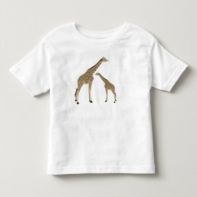 Mama Giraffe Toddler T-Shirt (Front)