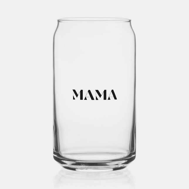 MAMA Glass Drinkware Gift (Front)
