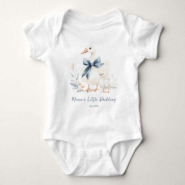 Mama Goose & Baby Duck Matching Bodysuit (Front)