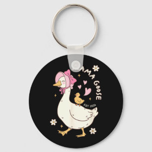 Mama Goose Est 2026 Silly Goose Mum Mama Mothers Key Ring
