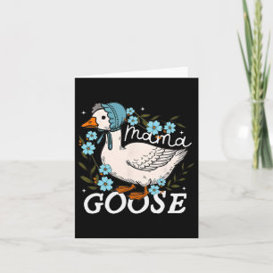 Mama Goose Mummy Joke Funny Mum Silly Mothers Day Card