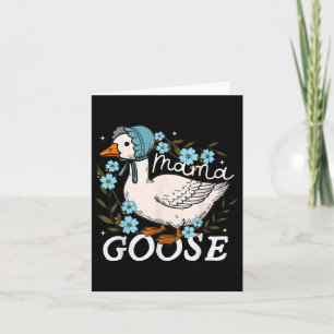 Mama Goose Mummy Joke Funny Mum Silly Mothers Day  Card