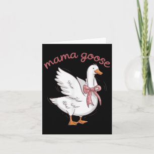 Mama Goose Mummy Joke Funny Mum Silly Mothers Day Card