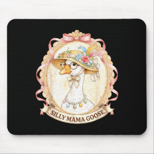 Mama goose vintage for kids girl women mum mother mouse pad