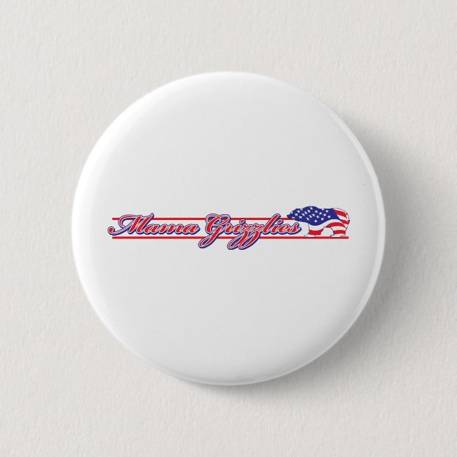 Mama Grizzlies 6 Cm Round Badge (Front)
