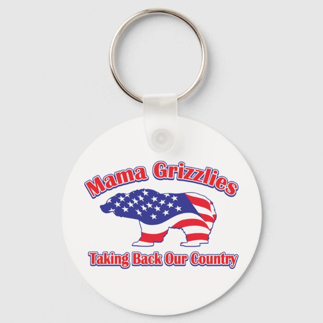 Mama Grizzlies Key Ring (Front)
