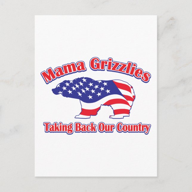 Mama Grizzlies Postcard (Front)