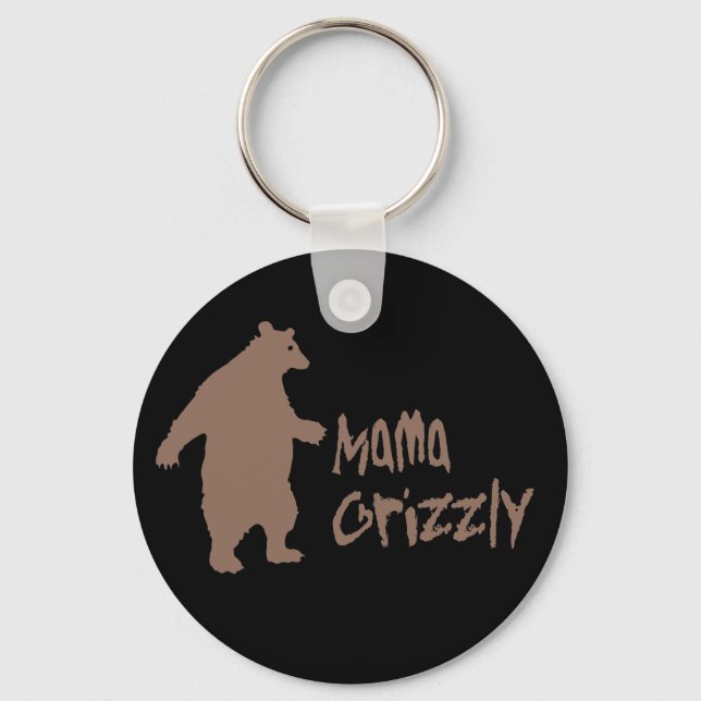 Mama Grizzly Key Ring (Front)