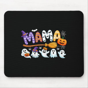 Mama Halloween Boo Ghost Horror Costume Funny Part Mouse Pad