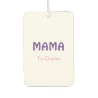 Mama happy mothers retro purple add name text vint