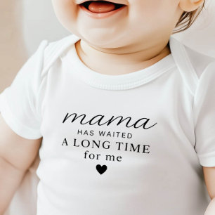 Mama Has Waited Baby Bodysuit Gift