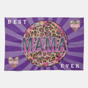 Mama Heart Customise Love Tea Towel