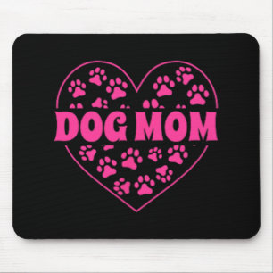 Mama Heart Mothers Day Golden Retriever Dog Mum Pa Mouse Pad