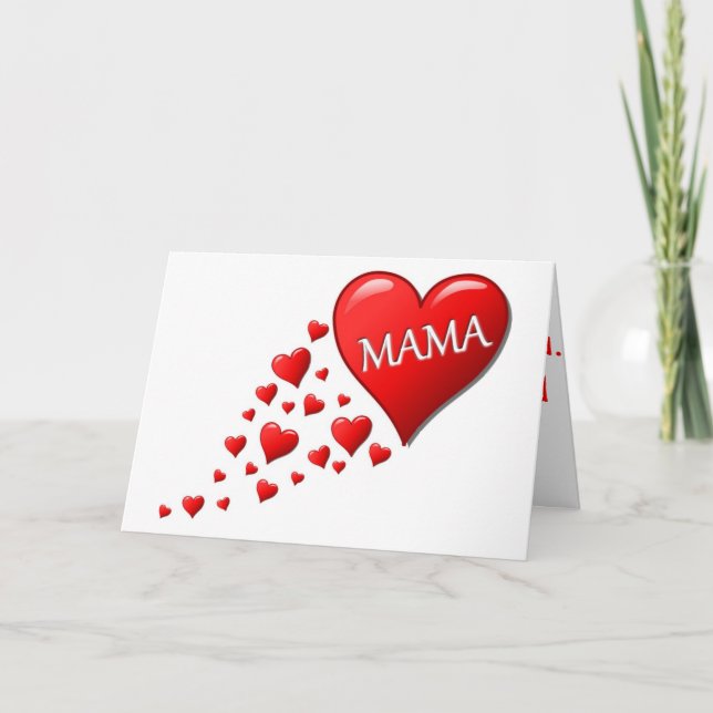 MAMA HEARTS HOLIDAY CARD (Front)
