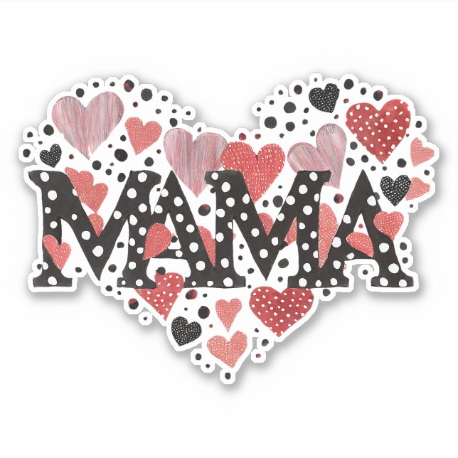 Mama hearts valentine (Front)
