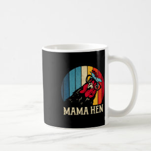 Mama Hen Vintage Chicken Mum Funny Farmhouse Chick Coffee Mug