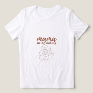 mama in the making t-shirt Tri-Blend shirt