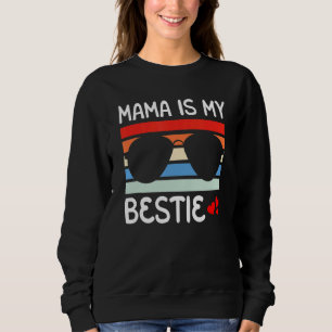Mama Is My Bestie Squad Best Friend With Hearts 2 Sweatshirt