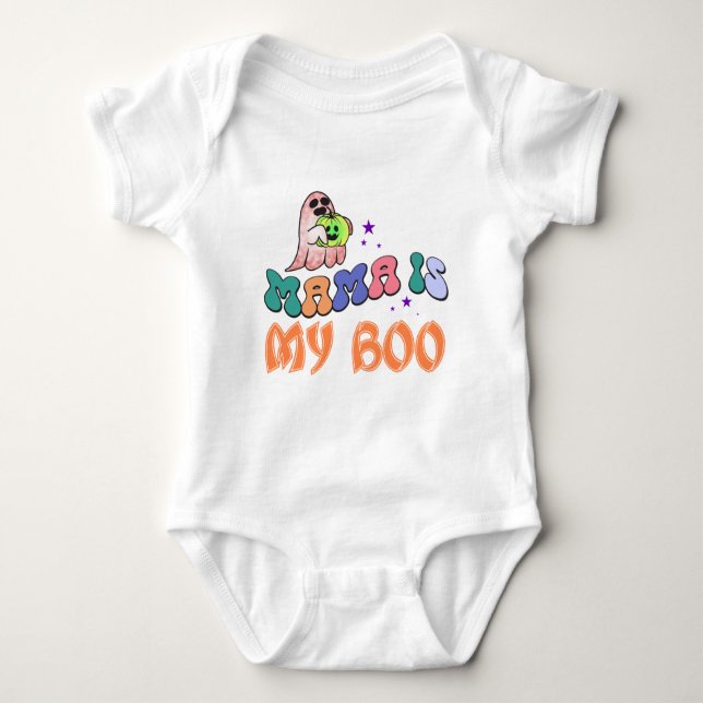Mama Is My BOO Baby Bodysuit (Front)