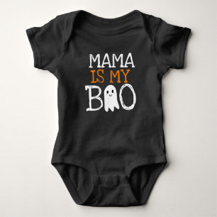 Mama Is My Boo Kids Baby's First Halloween Baby Bodysuit
