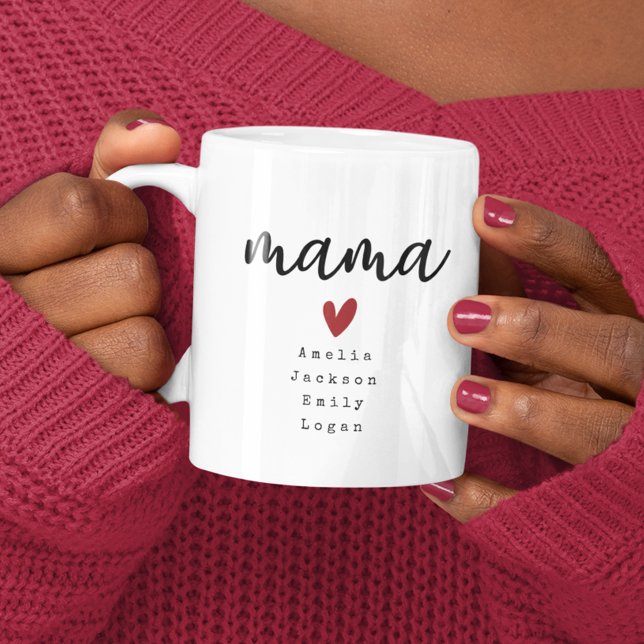 Mama Kids Names Mother's Day Coffee Mug (Creator Uploaded)