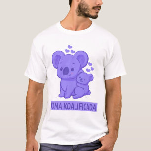Mamá Koalificada Dia De La Madre Divertida Koala T-Shirt