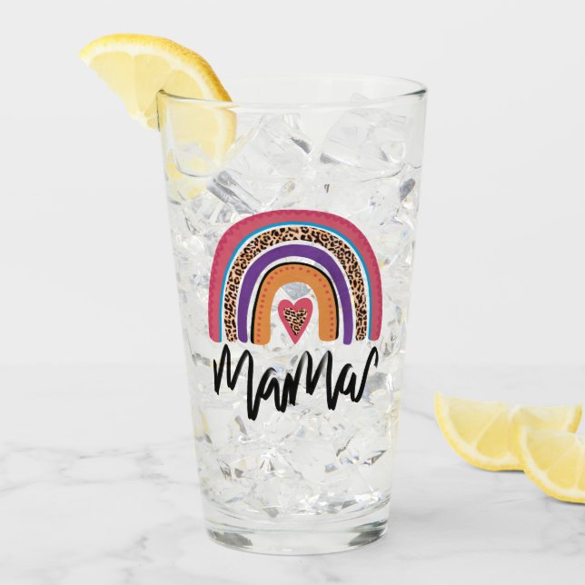 Mama Leopard Rainbow Glass (Front Ice)