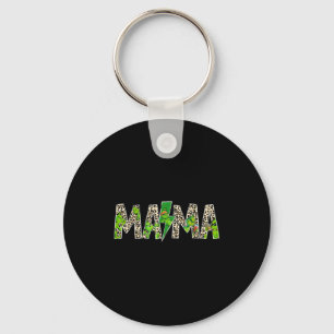Mama Leopard Retro Mom Nanny Grandma Mother's Day Key Ring