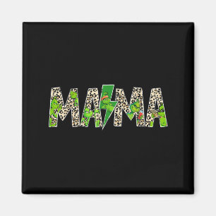 Mama Leopard Retro Mom Nanny Grandma Mother's Day Magnet