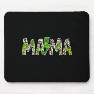 Mama Leopard Retro Mom Nanny Grandma Mother's Day  Mouse Pad