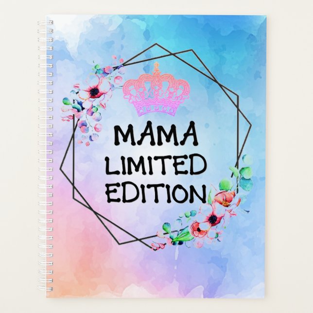 MAMA LIMITED EDITION - Flowers & Crown Planner (Front)