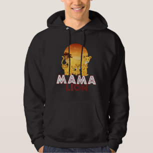 Mama Lion Big Cat Family Mother Children Hoodie