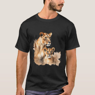 Mama Lioness Tee New Mum Lion Mummy Gift For Mothe