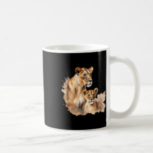 Mama Lioness Tee New Mum Lion Mummy Gift For Mothe Coffee Mug