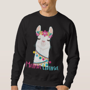 Mama Llama Funny Mother's Day for Women Mum love l Sweatshirt