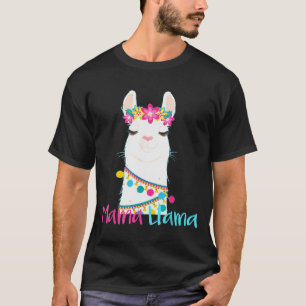 Mama Llama Funny Mother's Day Shirt For Women Mom