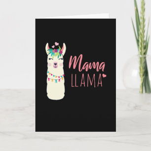 Mama Llama Kawaii Alpaca Gift for Mum Card