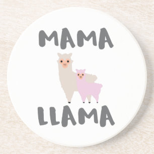 Mama Llama Mum Coaster