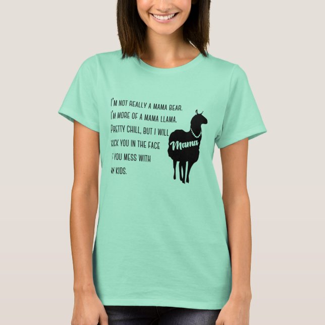 Mama Llama T-Shirt (Front)
