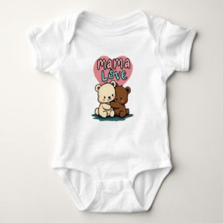 Mama love baby bodysuit