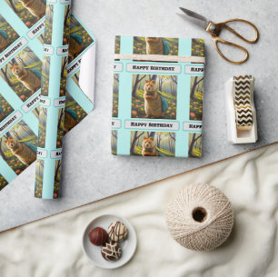 Mama Meerkat Birthday Shopping, Birthday Wrapping Paper