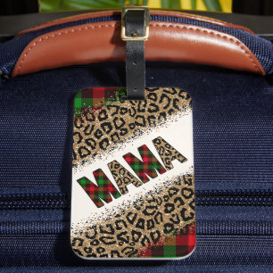 Mama Merry Christmas Happy X-mas mum mother mummy Luggage Tag