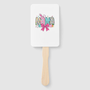 Mama Mini Easter Matching Mama Bunny Easter Day T- Hand Fan