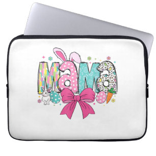 Mama Mini Easter Matching Mama Bunny Easter Day T- Laptop Sleeve