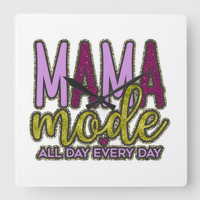 MAMA Mode Wall Clock (Front)