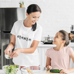 Mama   Modern Minimalist Script Mother's Day T-Shirt