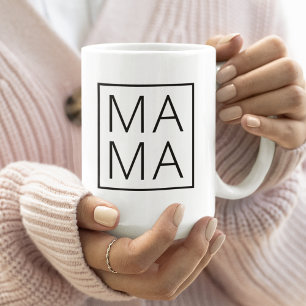 Mama Modern Mum Mother's Day Stylish Minimalist Coffee Mug